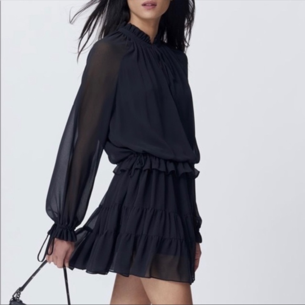 Rebecca Minkoff Black Long Sleeve Dress